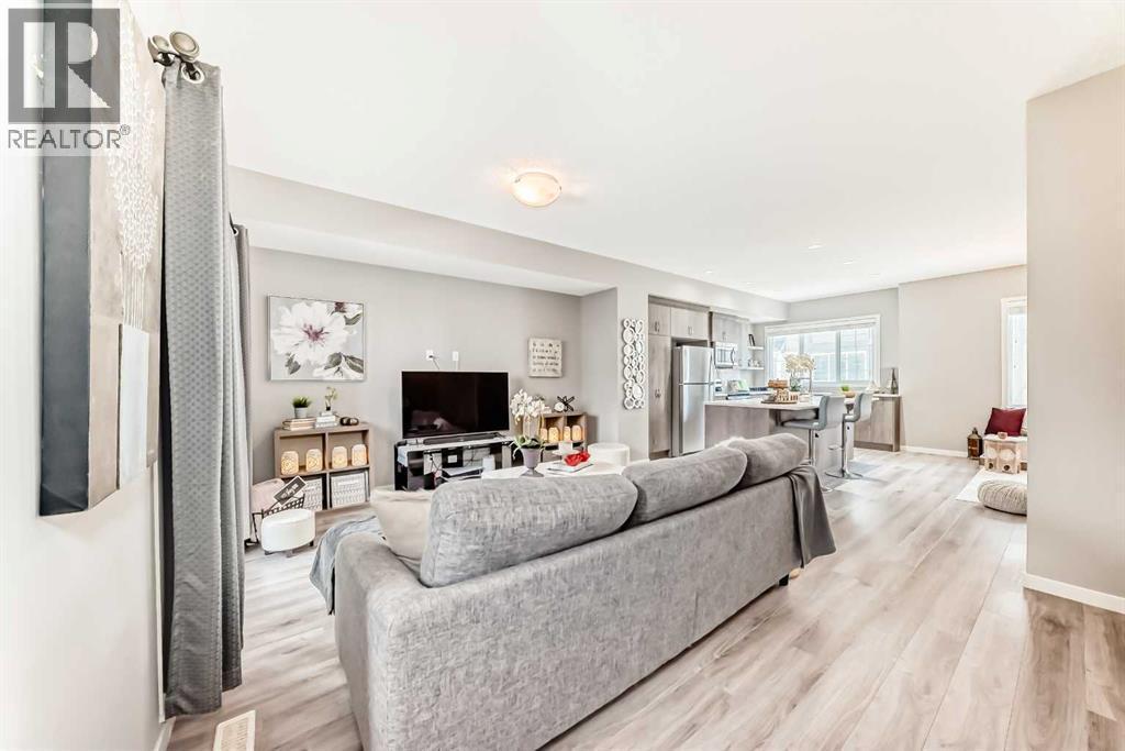309 Nolanlake Villas Nw, Calgary, AB - Indoor Photo Showing Living Room