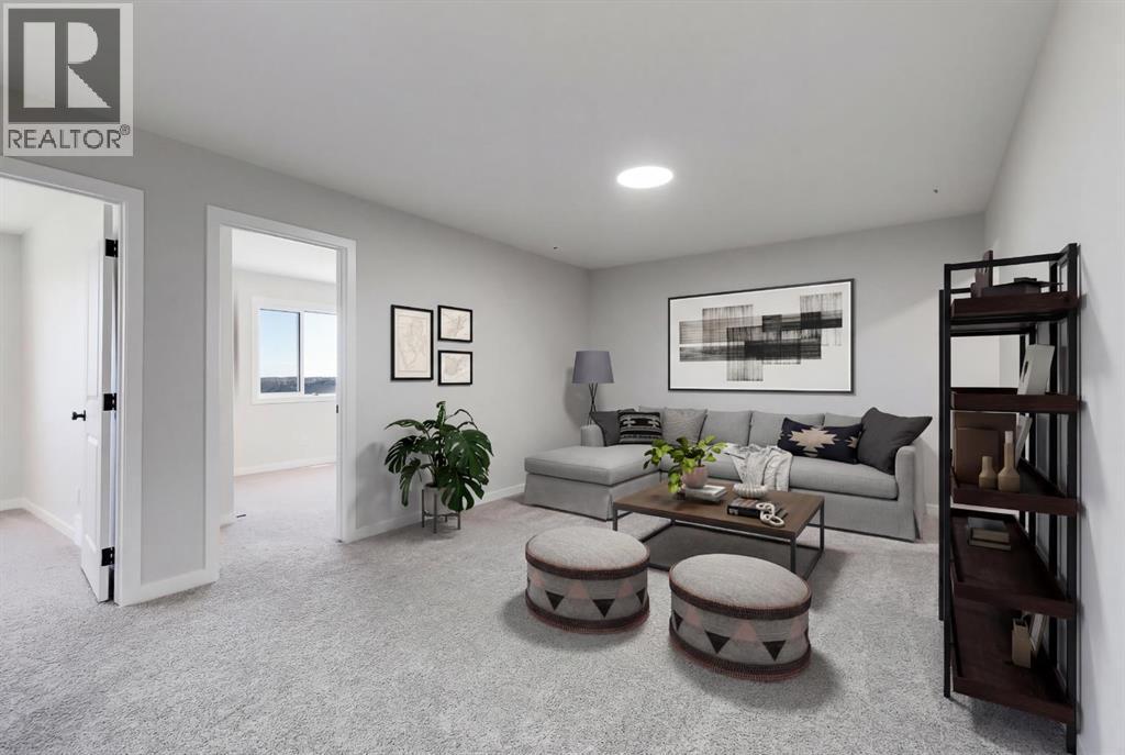 4054 Sawgrass Street Nw, Airdrie, AB - Indoor Photo Showing Living Room