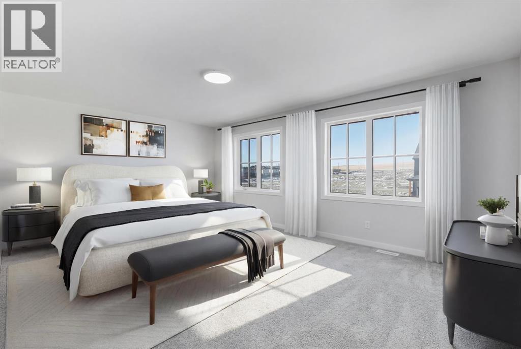 4054 Sawgrass Street Nw, Airdrie, AB - Indoor Photo Showing Bedroom