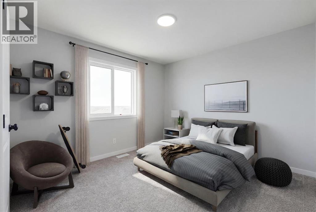 4054 Sawgrass Street Nw, Airdrie, AB - Indoor Photo Showing Bedroom