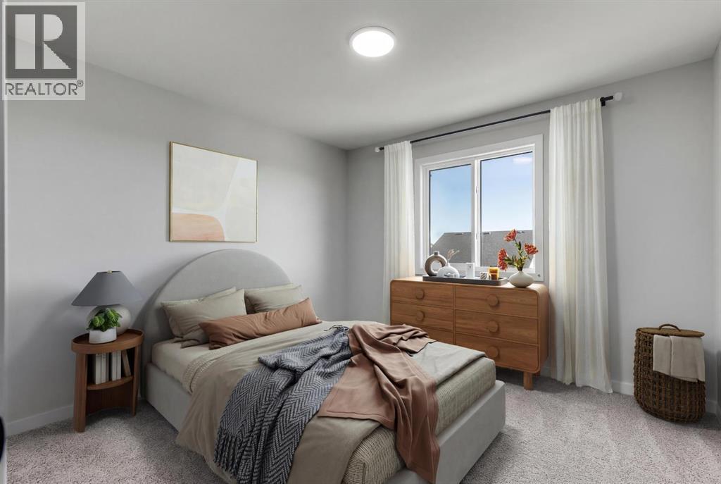 4054 Sawgrass Street Nw, Airdrie, AB - Indoor Photo Showing Bedroom