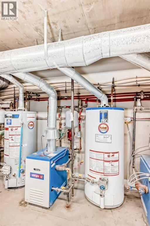 106, 628 56 Avenue Sw, Calgary, AB - Indoor Photo Showing Basement