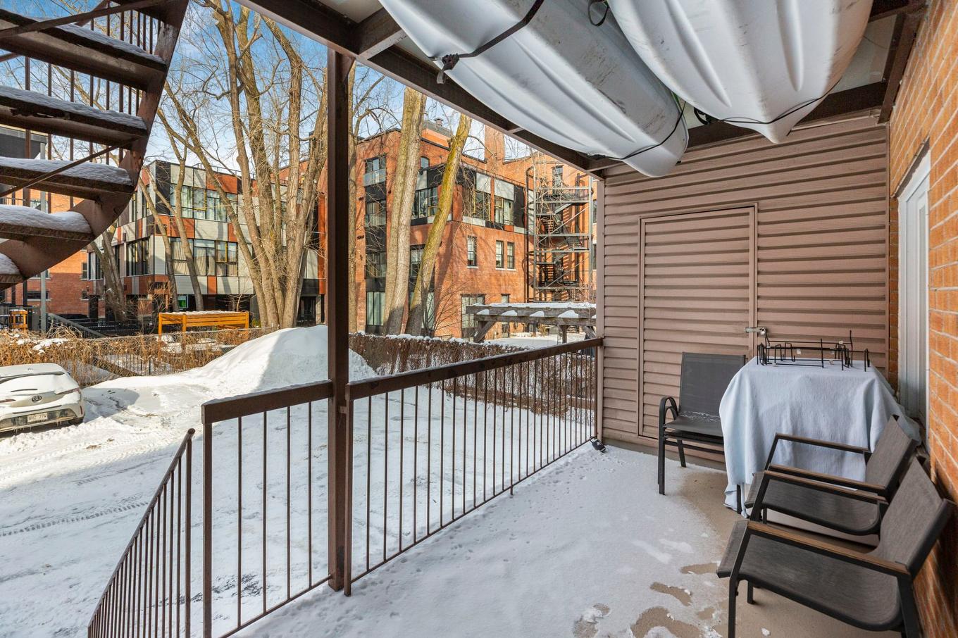 Patio - 4-1317 Rue La Fontaine, Montréal (Ville-Marie), QC - Outdoor With Exterior