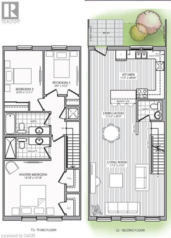 floor plan from builder files - 352 Louisa Street, Kitchener, ON - Other