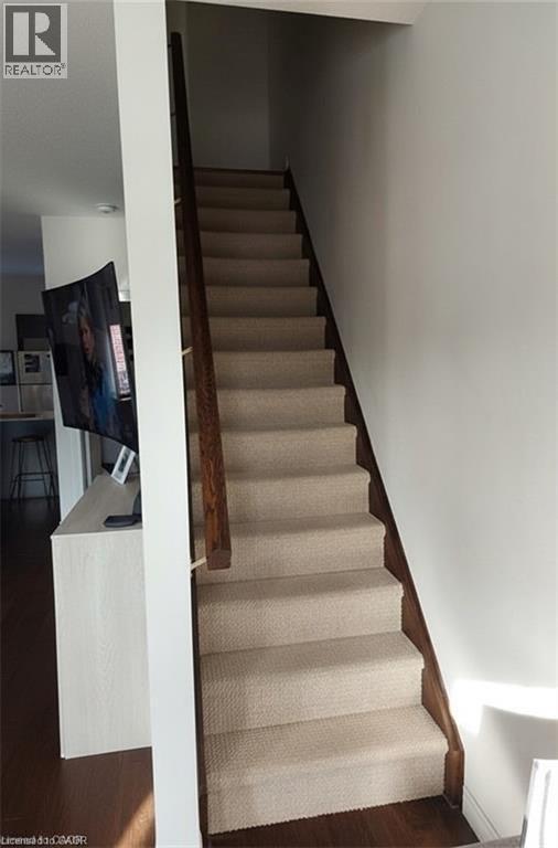 2nd floor/main level to 3rd bedroom level stairs - 352 Louisa Street, Kitchener, ON - Indoor Photo Showing Other Room