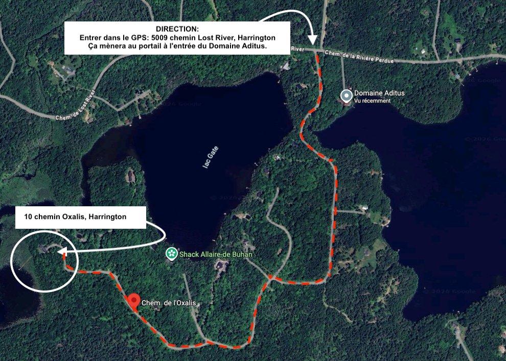 Plan (croquis) - 10 Ch. De L'Oxalis, Harrington, QC - Other