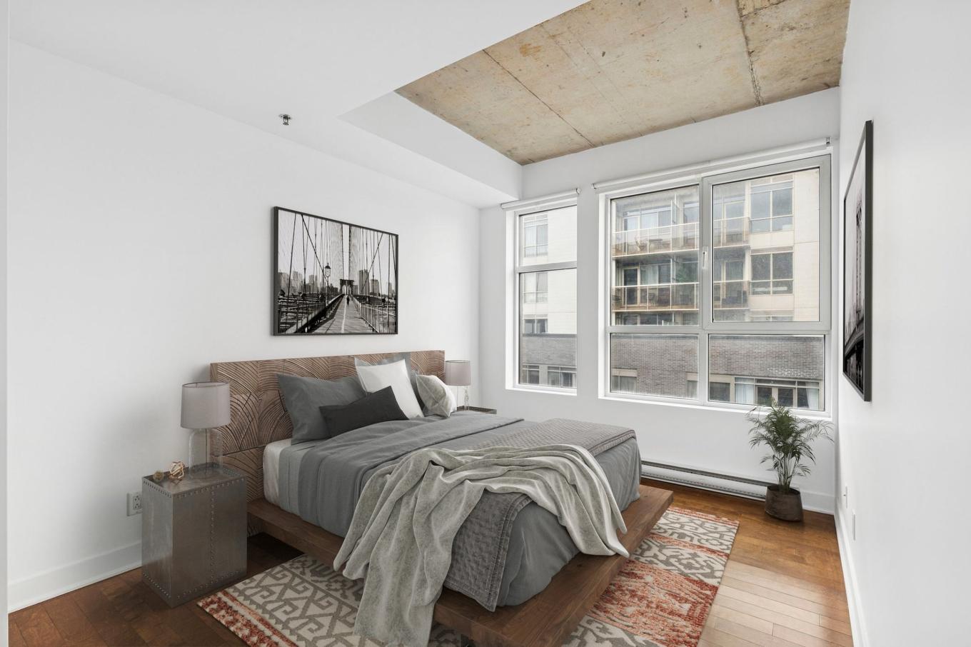 Chambre à coucher principale - 611-377 Rue Des Seigneurs, Montréal (Le Sud-Ouest), QC - Indoor Photo Showing Bedroom