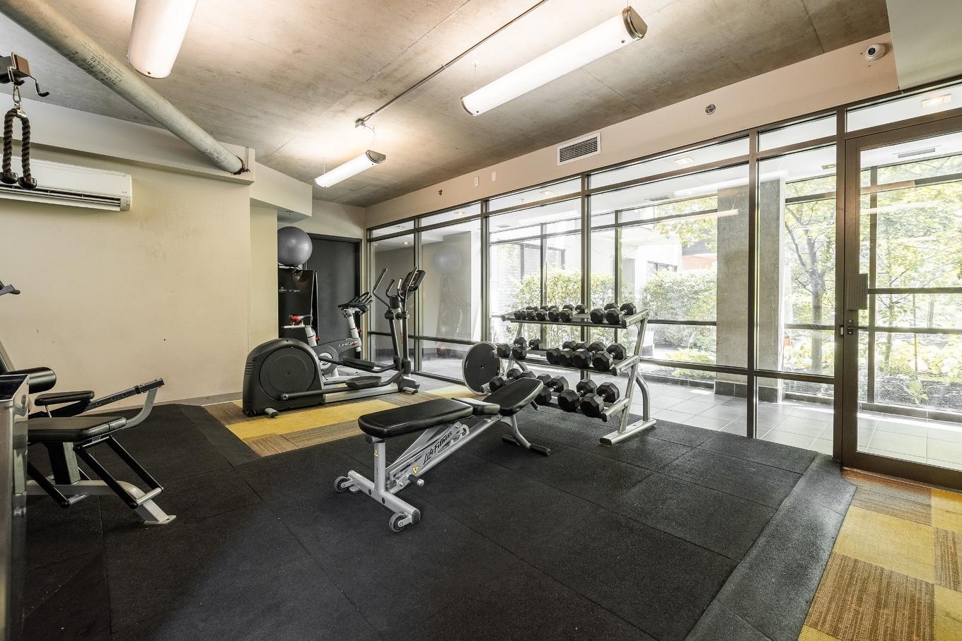 Salle d'exercice - 611-377 Rue Des Seigneurs, Montréal (Le Sud-Ouest), QC - Indoor Photo Showing Gym Room
