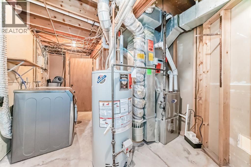 8007 Ranchview Drive Nw, Calgary, AB - Indoor Photo Showing Basement