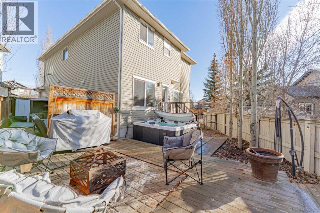 142 West Pointe Circle, Cochrane, AB - Outdoor With Deck Patio Veranda With Exterior