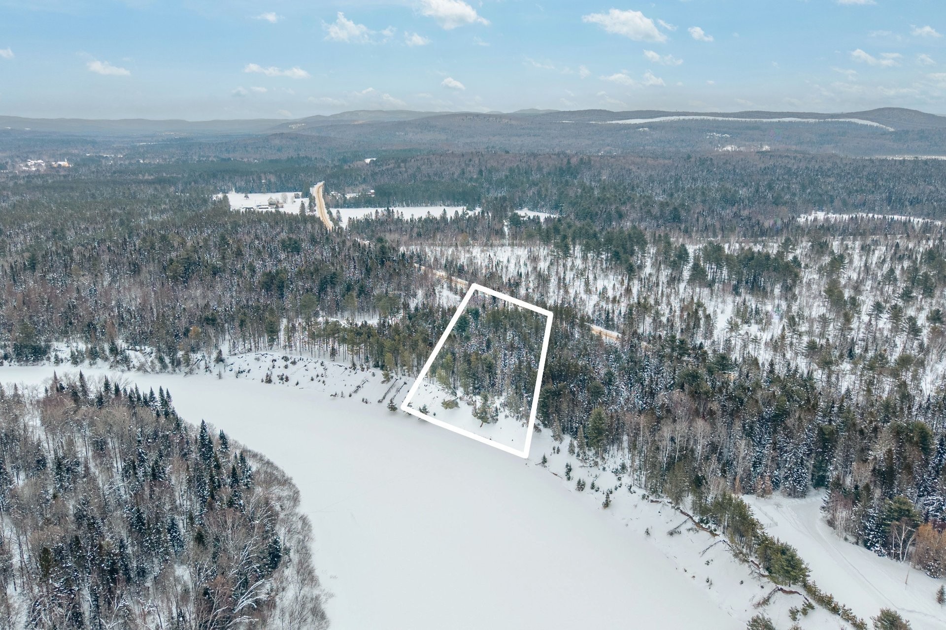 Photo aérienne - Ch. De L'Ascension, L'Ascension, QC
