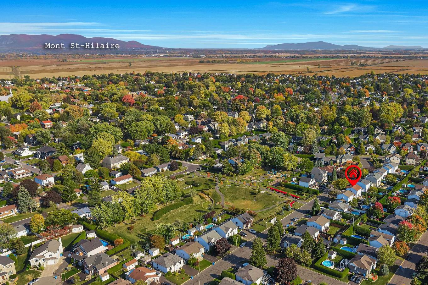 Aerial photo - 12 Rue Gédéon-Létourneau, Saint-Basile-Le-Grand, QC - Outdoor With View