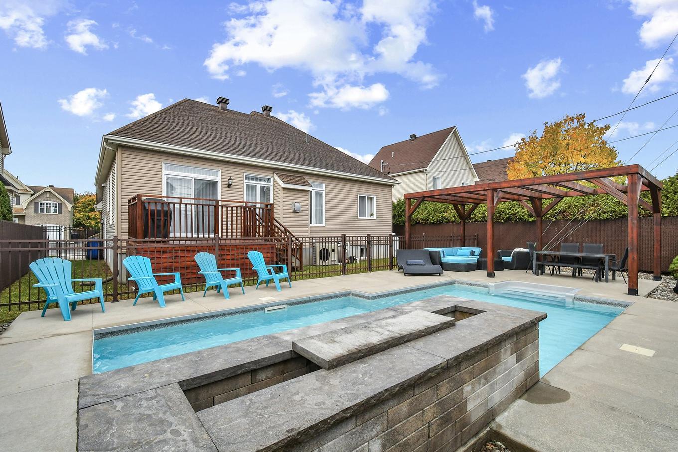 Extérieur - 55 Rue De Lavours, Terrebonne (Terrebonne), QC - Outdoor With In Ground Pool With Deck Patio Veranda