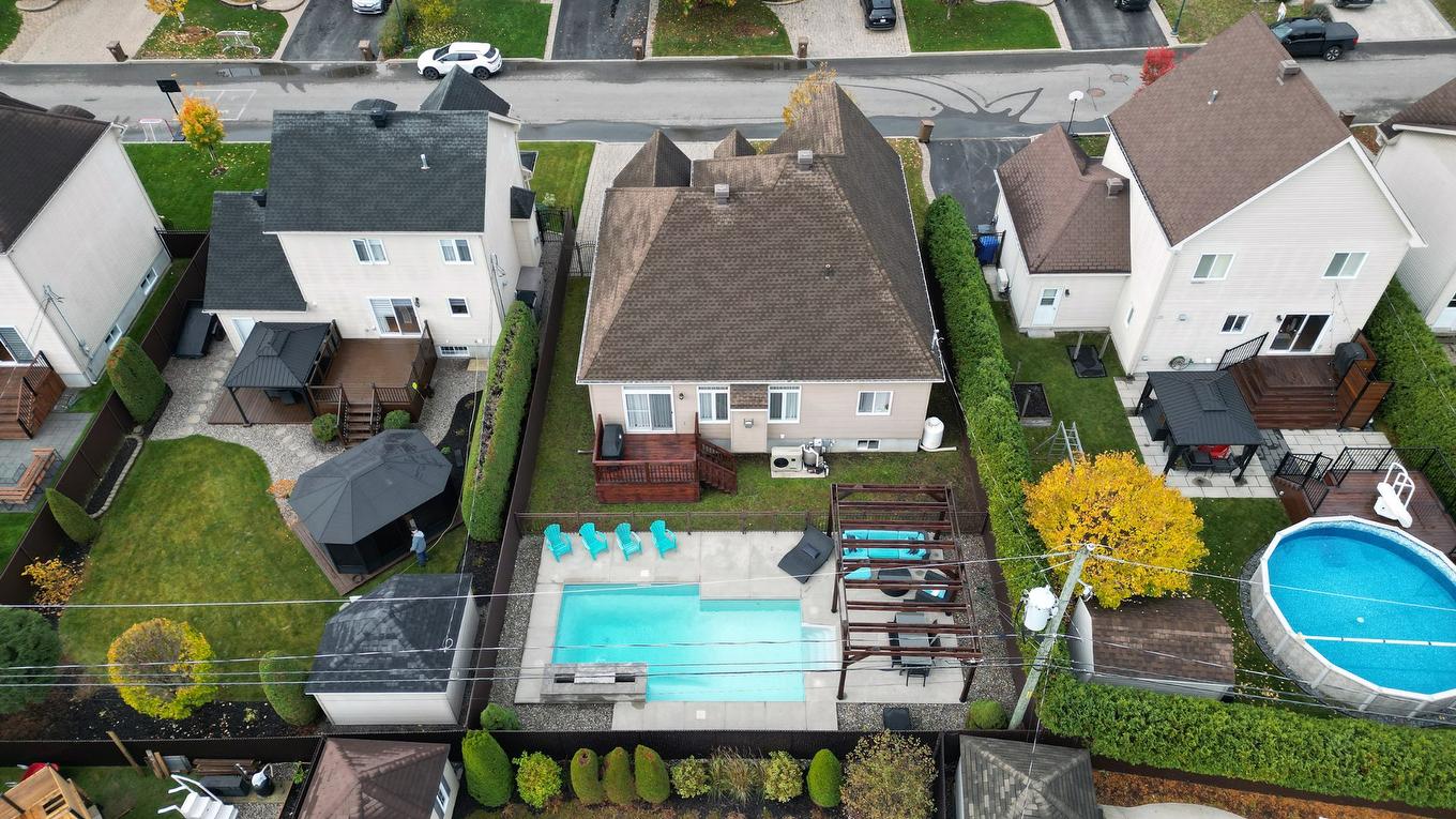 Photo aérienne - 55 Rue De Lavours, Terrebonne (Terrebonne), QC - Outdoor With Above Ground Pool