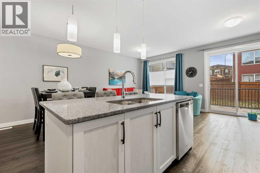 3 Sage Bluff Heights Nw, Calgary, AB - Indoor Photo Showing Kitchen With Double Sink