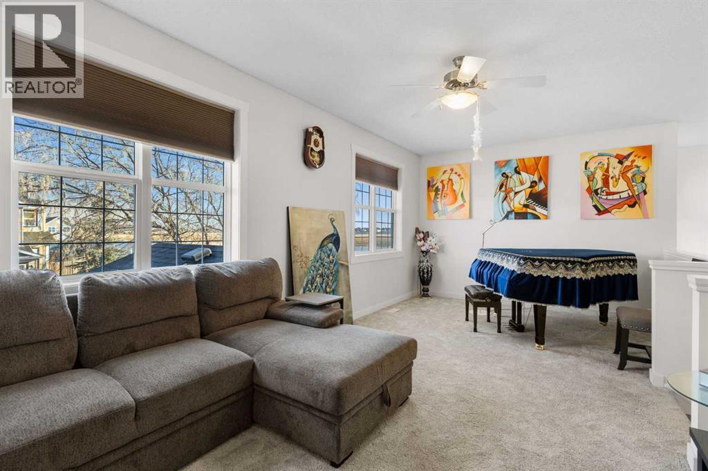 109 Copperfield Common Se, Calgary, AB - Indoor Photo Showing Living Room
