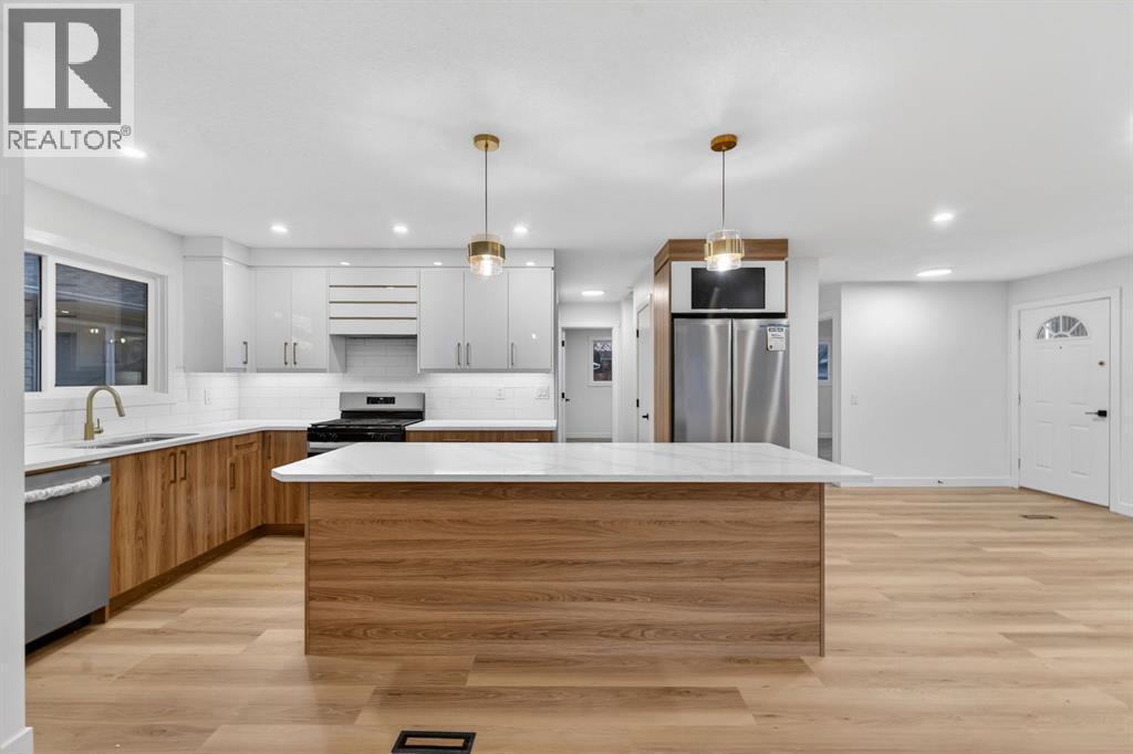 420 Pinegreen Close Ne, Calgary, AB - Indoor Photo Showing Kitchen With Upgraded Kitchen