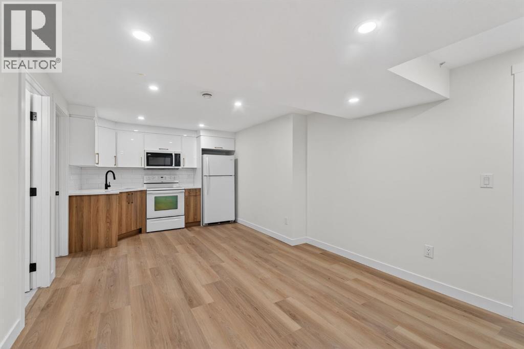 Illegal Suite 1 - 420 Pinegreen Close Ne, Calgary, AB - Indoor Photo Showing Kitchen