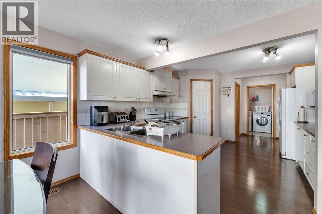 717 Coral Springs Boulevard Ne, Calgary, AB - Indoor Photo Showing Kitchen With Double Sink