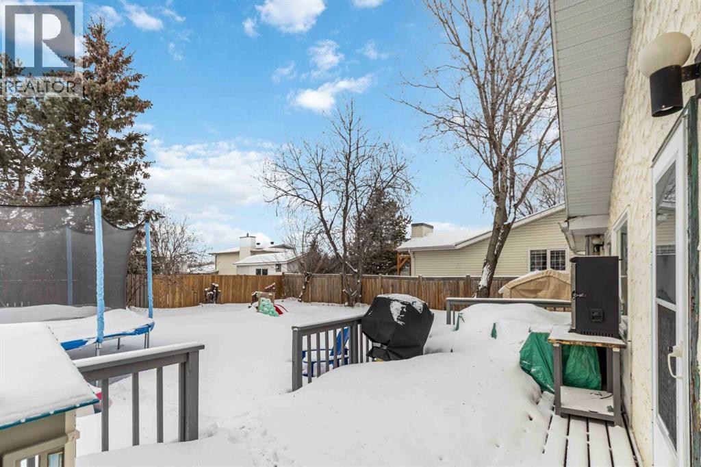 Backyard - 247 Cornwall Drive, Fort Mcmurray, AB - Outdoor With Deck Patio Veranda