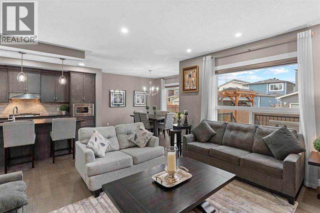 134 Cornerstone Circle Ne, Calgary, AB - Indoor Photo Showing Living Room