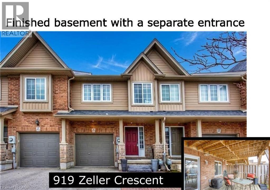 View of a document with a collage of images - 919 Zeller Crescent, Kitchener, ON - Outdoor With Deck Patio Veranda With Facade