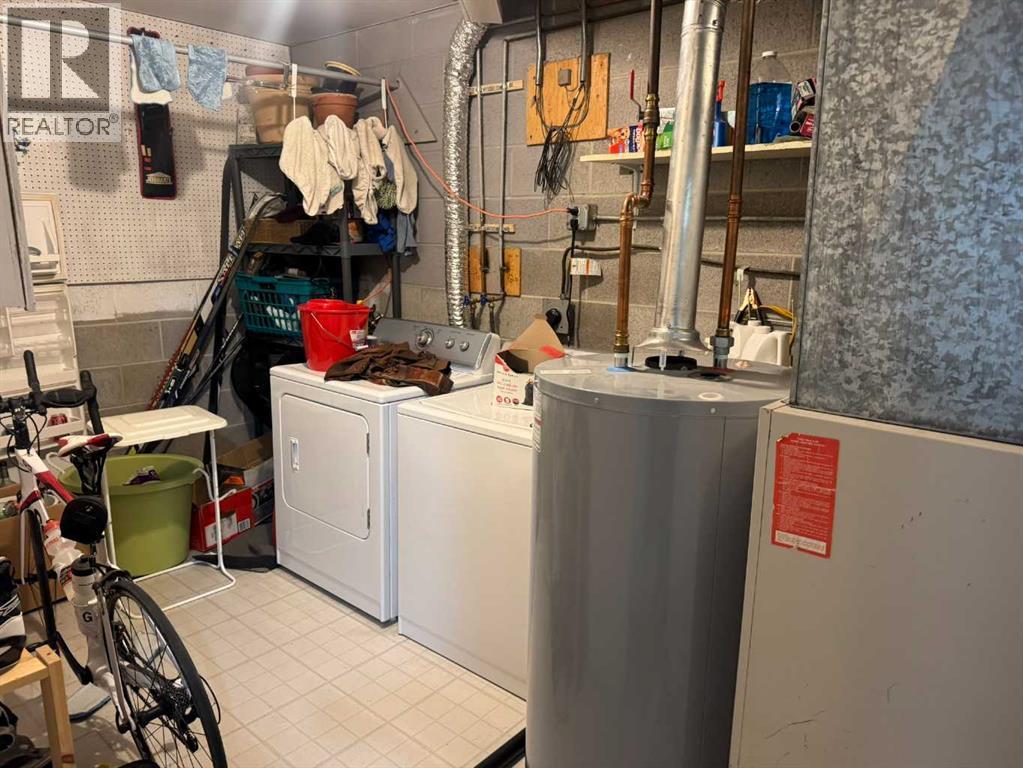 Laundry/furnace room, basement - 8808 96 Street, Peace River, AB - Indoor Photo Showing Laundry Room