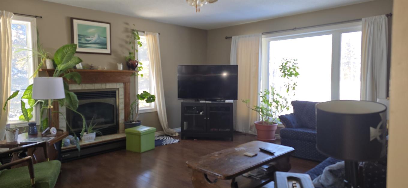 663 Barrie Dr, Oliver Paipoonge, ON - Indoor Photo Showing Living Room With Fireplace