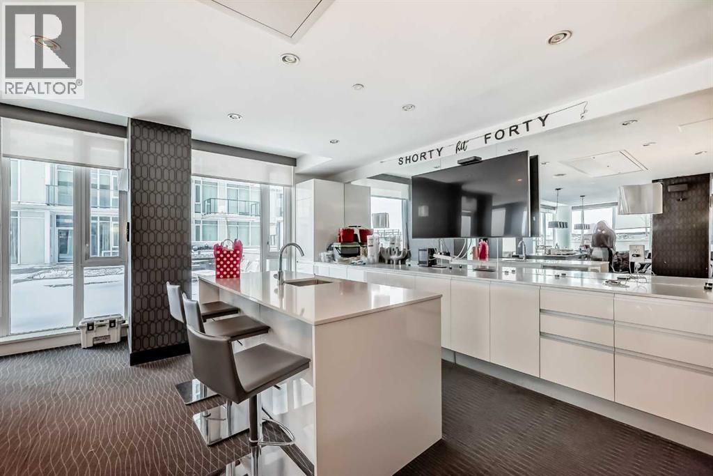 3402, 1122 3 Street Se, Calgary, AB - Indoor Photo Showing Kitchen