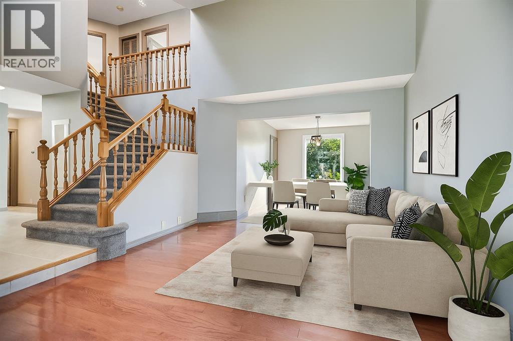 107 Wood Valley Drive Sw, Calgary, AB - Indoor Photo Showing Living Room