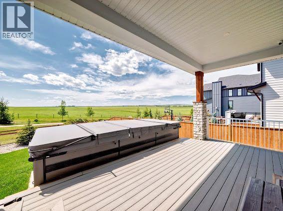 60 Junegrass Terrace, Rural Rocky View County, AB - Outdoor With Deck Patio Veranda With View With Exterior