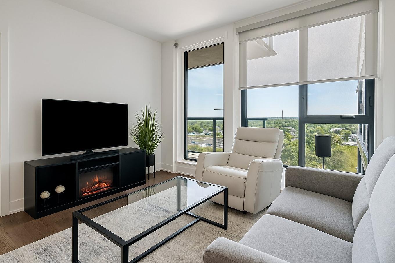 Salon - 1618-200 Rue Marie-Charles-Le Moyne, Longueuil (Le Vieux-Longueuil), QC - Indoor Photo Showing Living Room