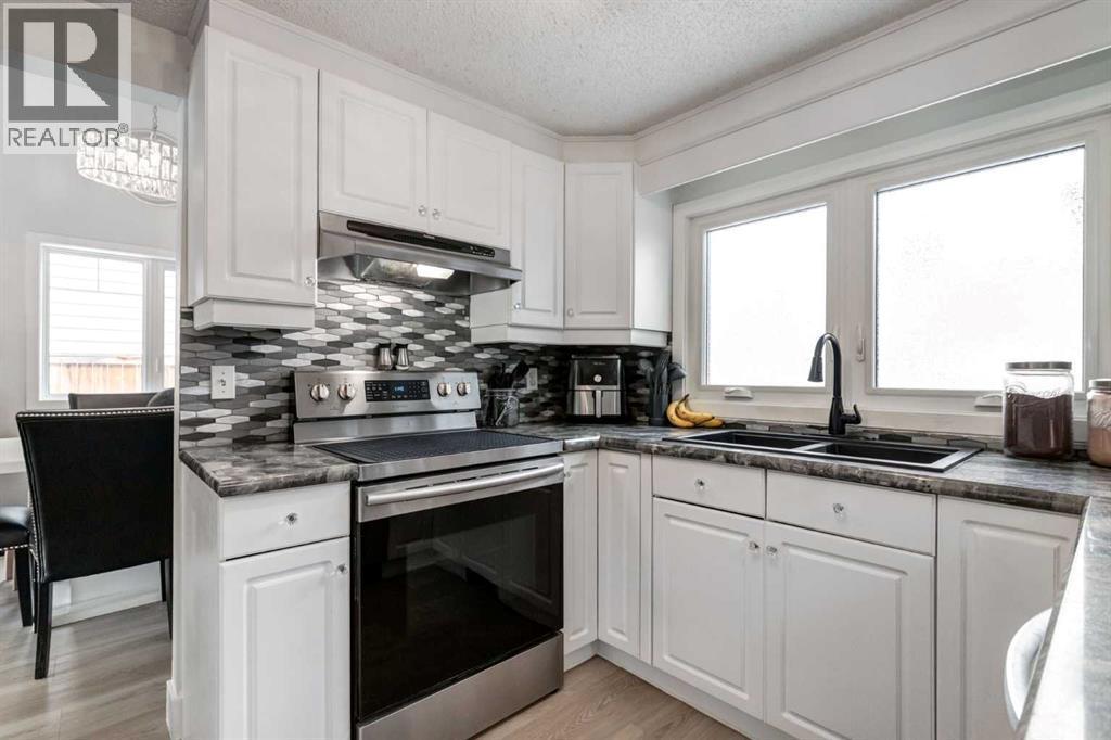 16 Woodgate Close Sw, Calgary, AB - Indoor Photo Showing Kitchen With Double Sink