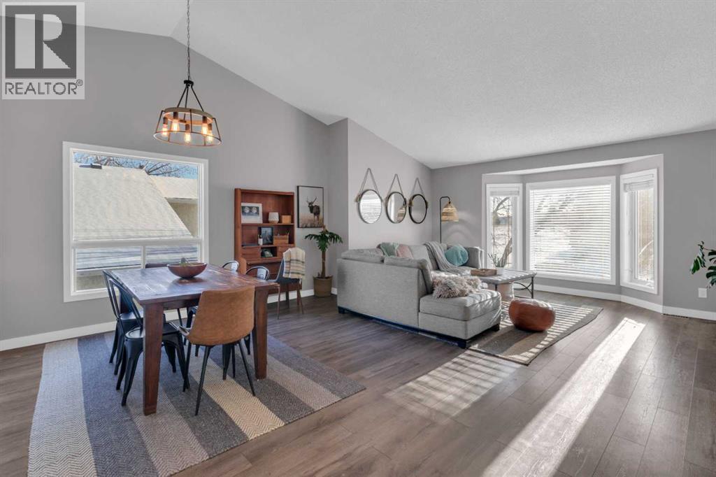 LIVING - DINING ROOM OPEN - 40 Hunters Gate, Okotoks, AB - Indoor