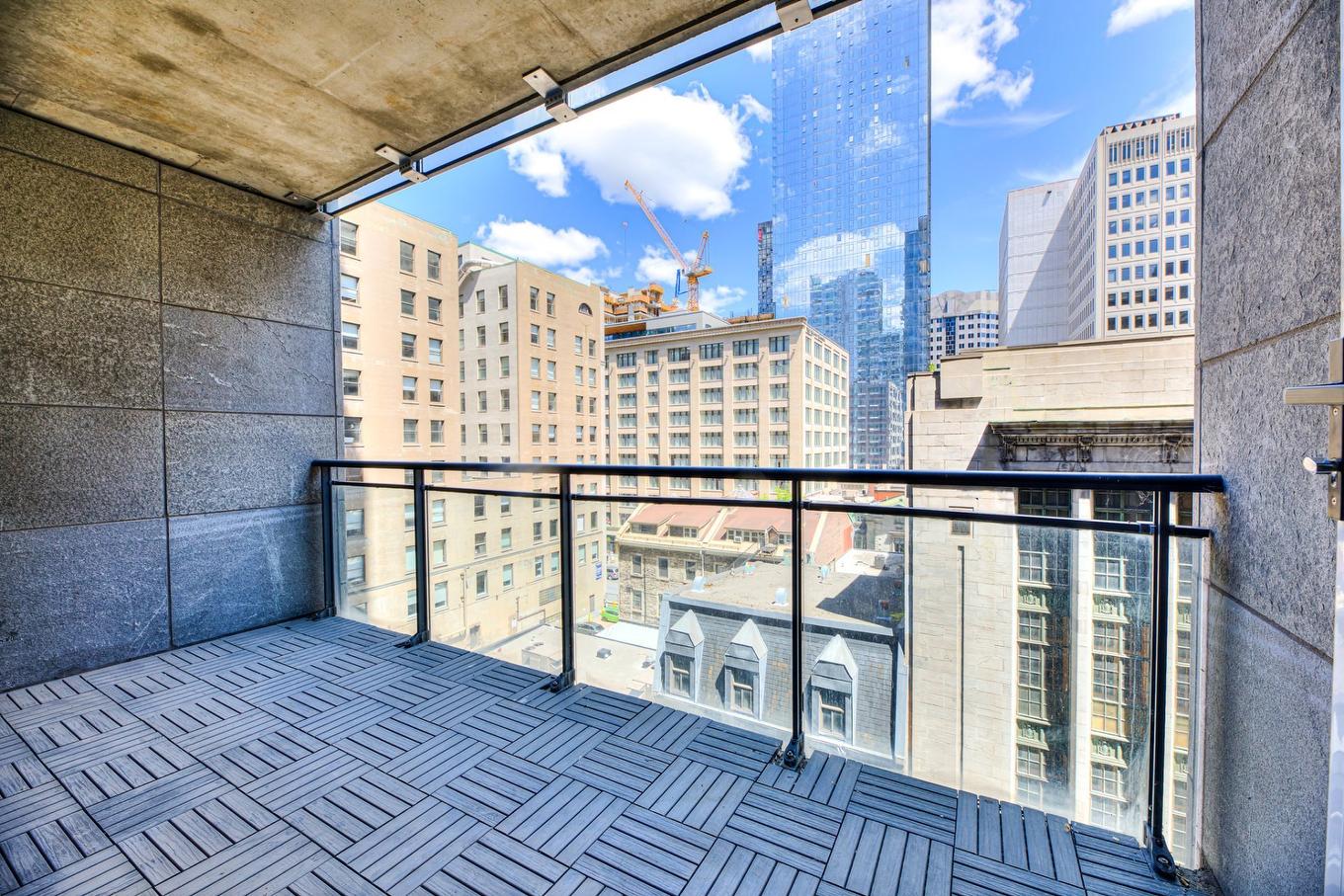 Balcony - 808-1188 Av. Union, Montréal (Ville-Marie), QC - Outdoor With Balcony