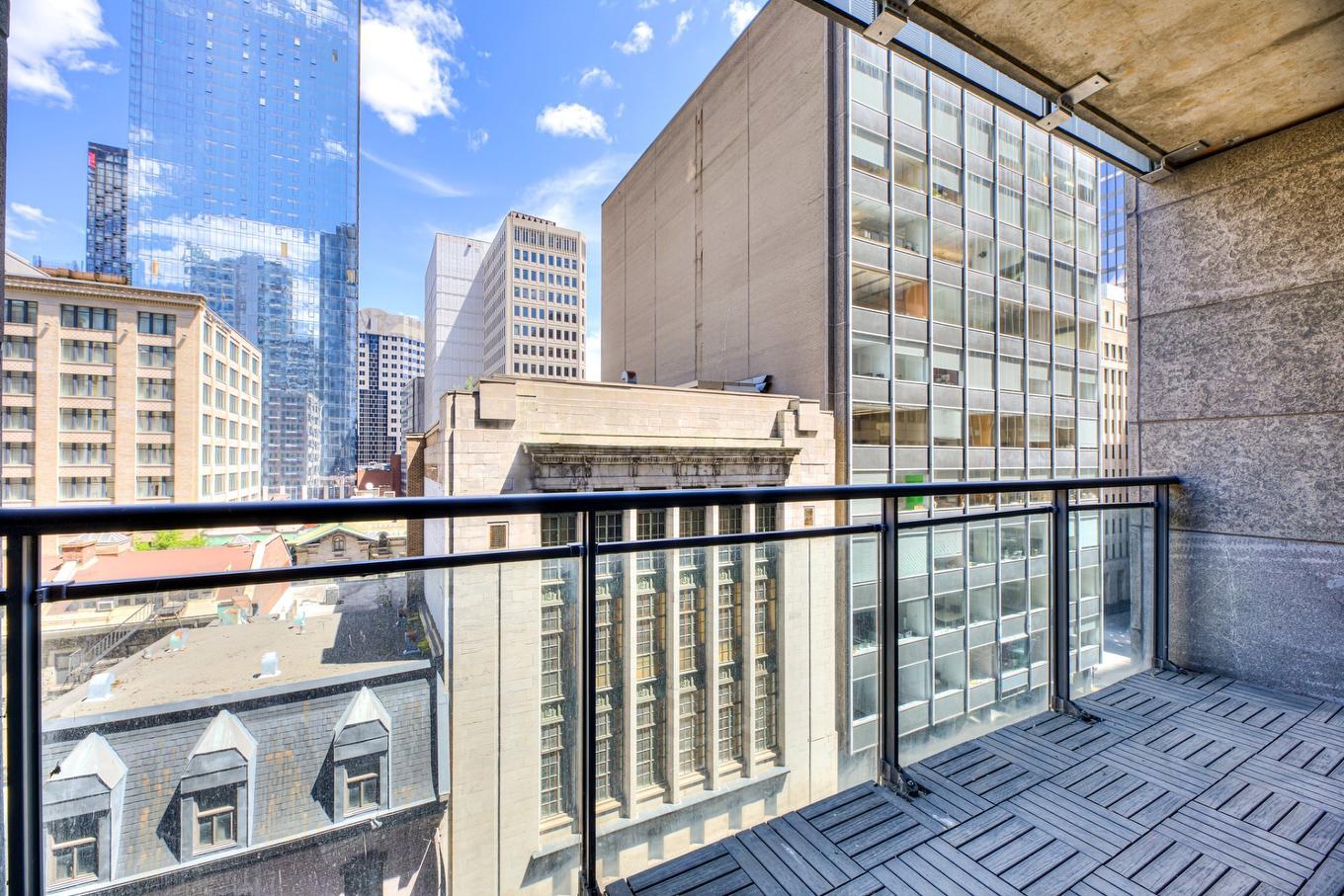 Balcony - 808-1188 Av. Union, Montréal (Ville-Marie), QC - Outdoor With Balcony