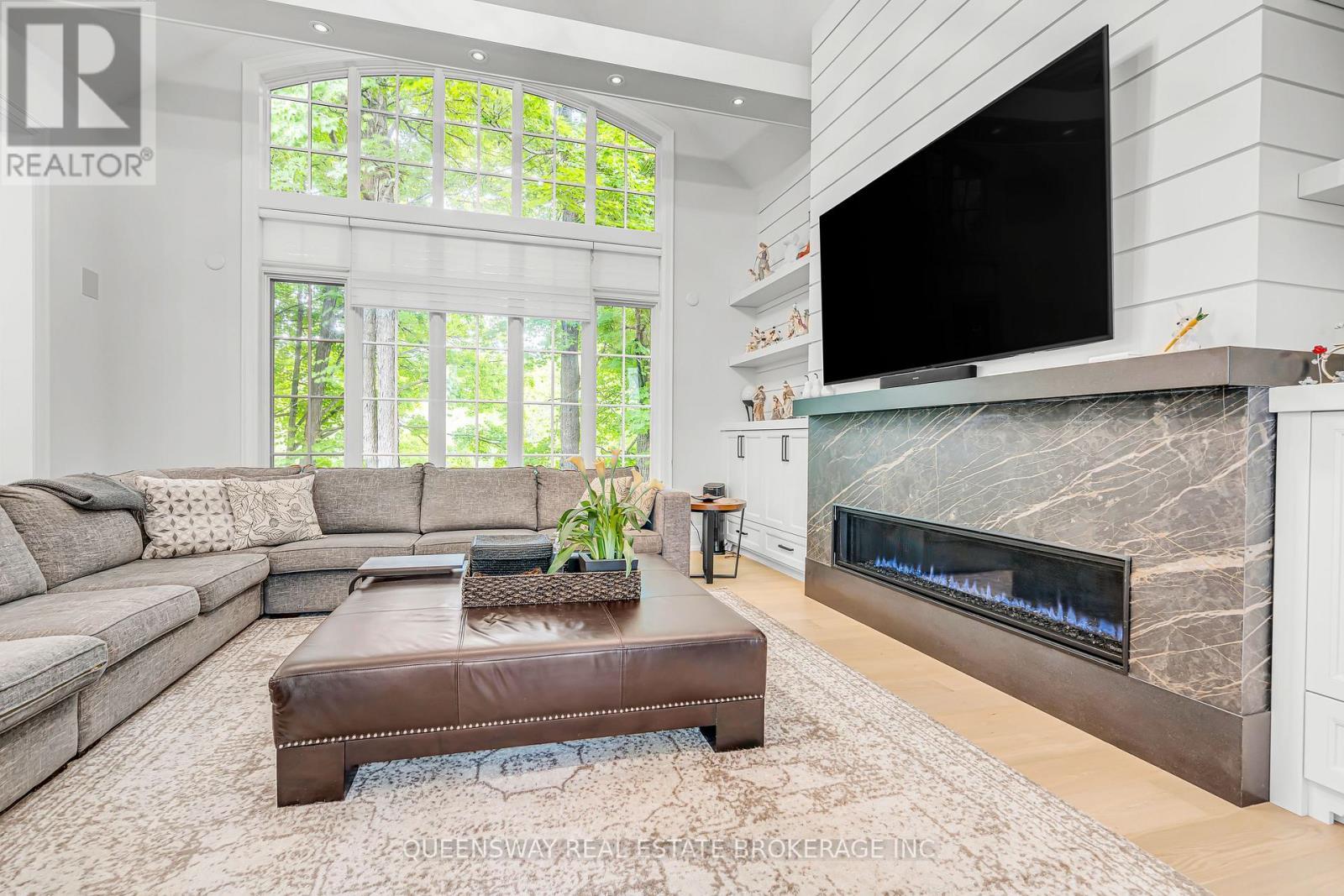 2600 17Th Sideroad, King, ON - Indoor Photo Showing Living Room With Fireplace