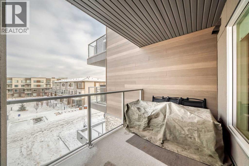 316, 200 Shawnee Square Sw, Calgary, AB - Outdoor With Balcony With Exterior