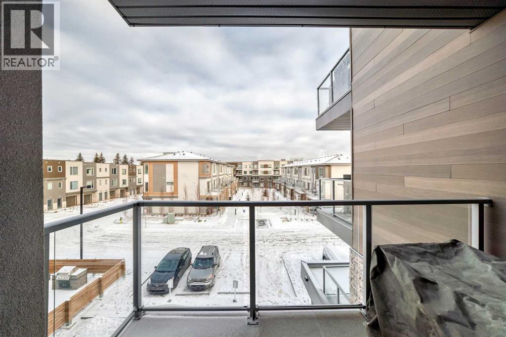 316, 200 Shawnee Square Sw, Calgary, AB - Outdoor With Balcony With Exterior