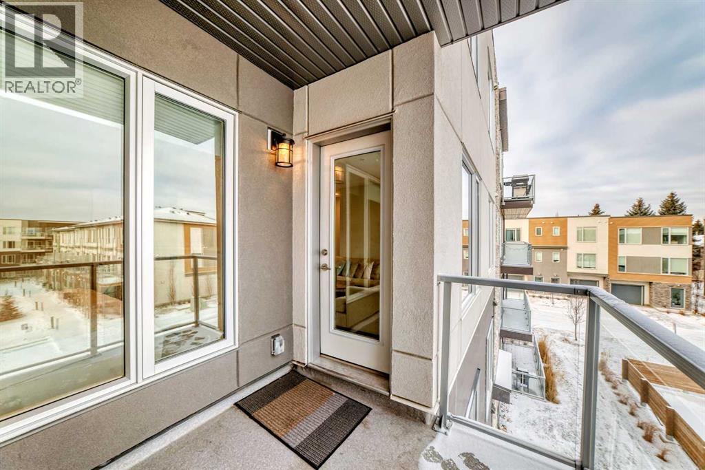 316, 200 Shawnee Square Sw, Calgary, AB - Outdoor With Balcony With Exterior