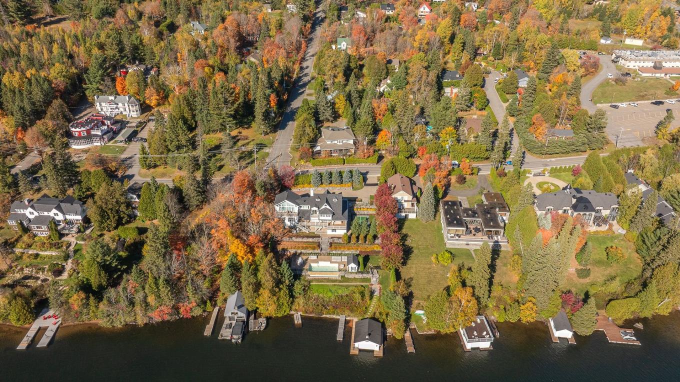 Photo aérienne - 169 Ch. Du Tour-Du-Lac, Sainte-Agathe-Des-Monts, QC - Outdoor With Body Of Water With View