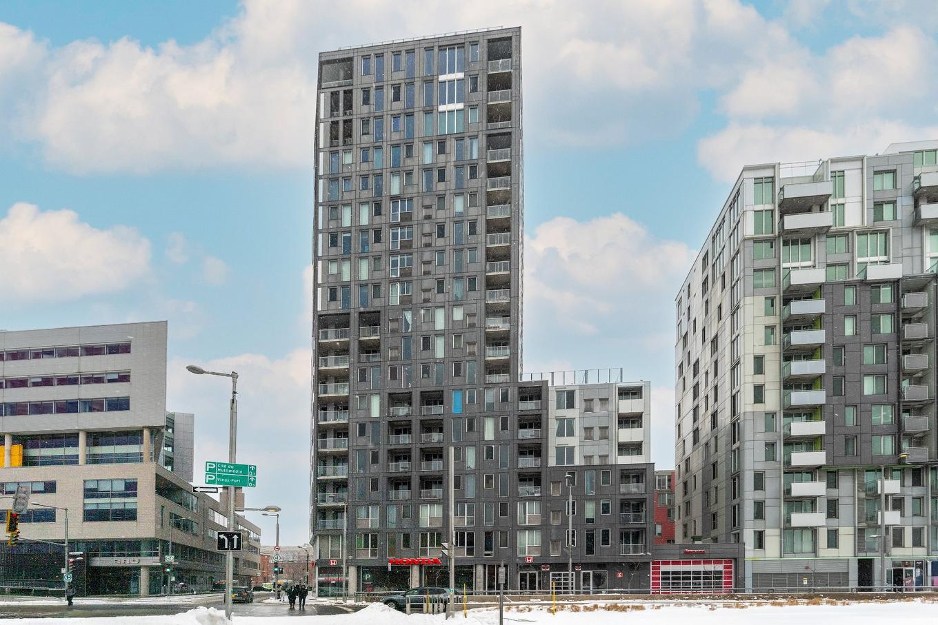 Frontage - 206-888 Rue Wellington, Montréal (Ville-Marie), QC - Outdoor With Facade