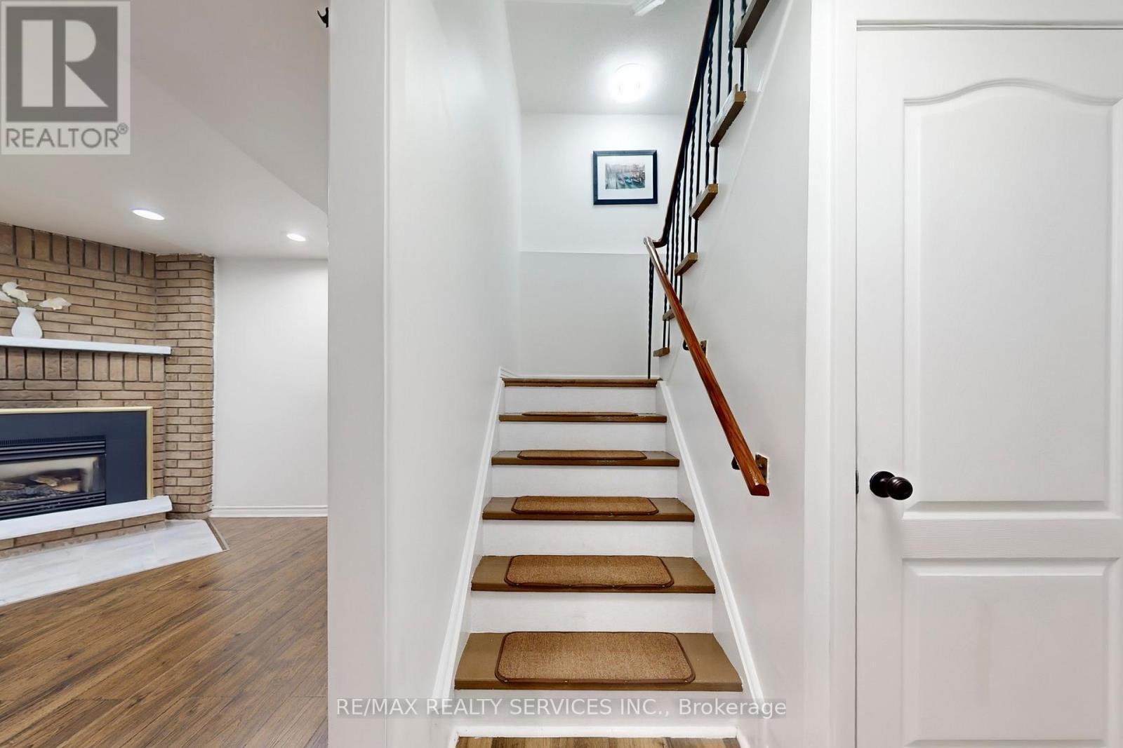 14 Bryant Court, Brampton, ON - Indoor Photo Showing Other Room With Fireplace