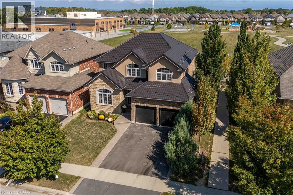 Aerial perspective of home Note the steel roof! - 51 Showcase Drive, Hamilton, ON - Outdoor