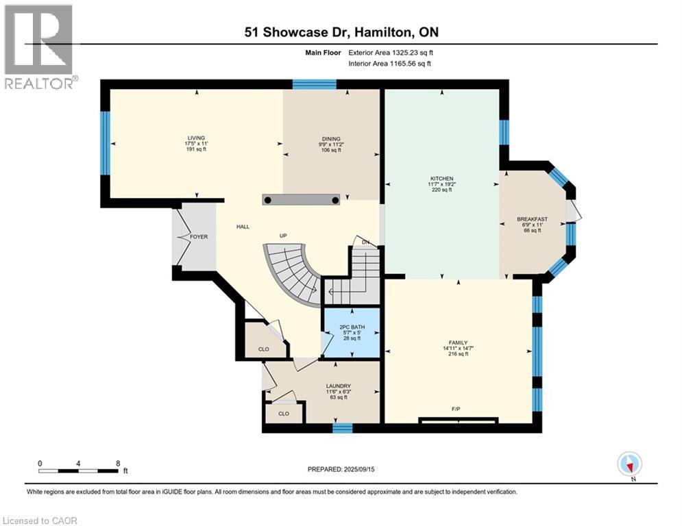 View of Main Level floor plan - 51 Showcase Drive, Hamilton, ON - Other