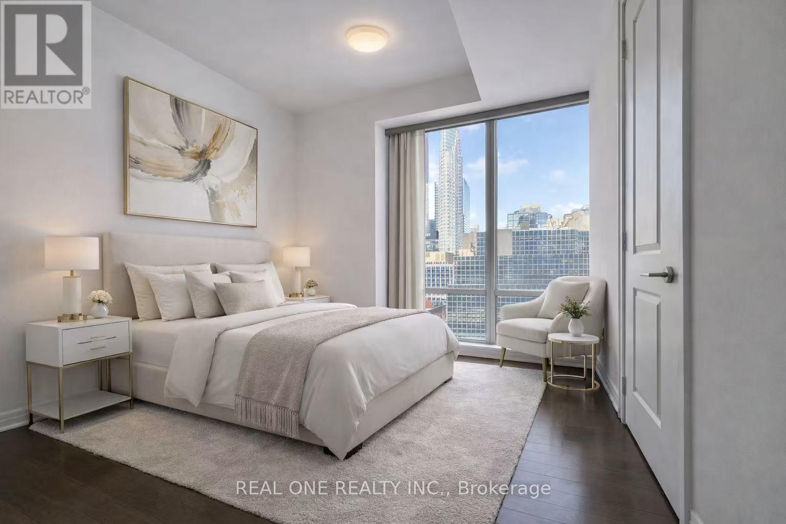1107 - 8 The Esplanade Avenue, Toronto, ON - Indoor Photo Showing Bedroom