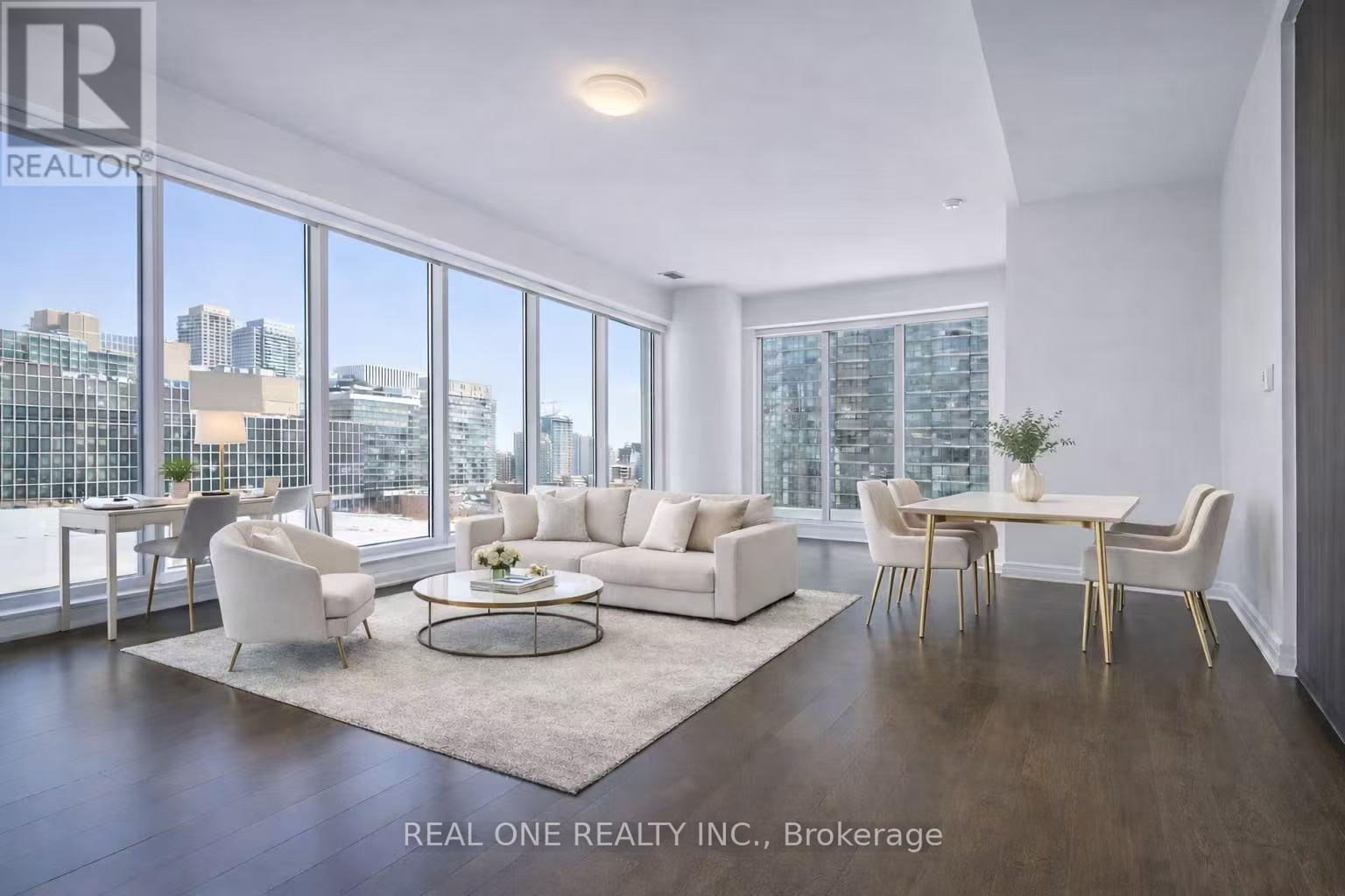 1107 - 8 The Esplanade Avenue, Toronto, ON - Indoor Photo Showing Living Room