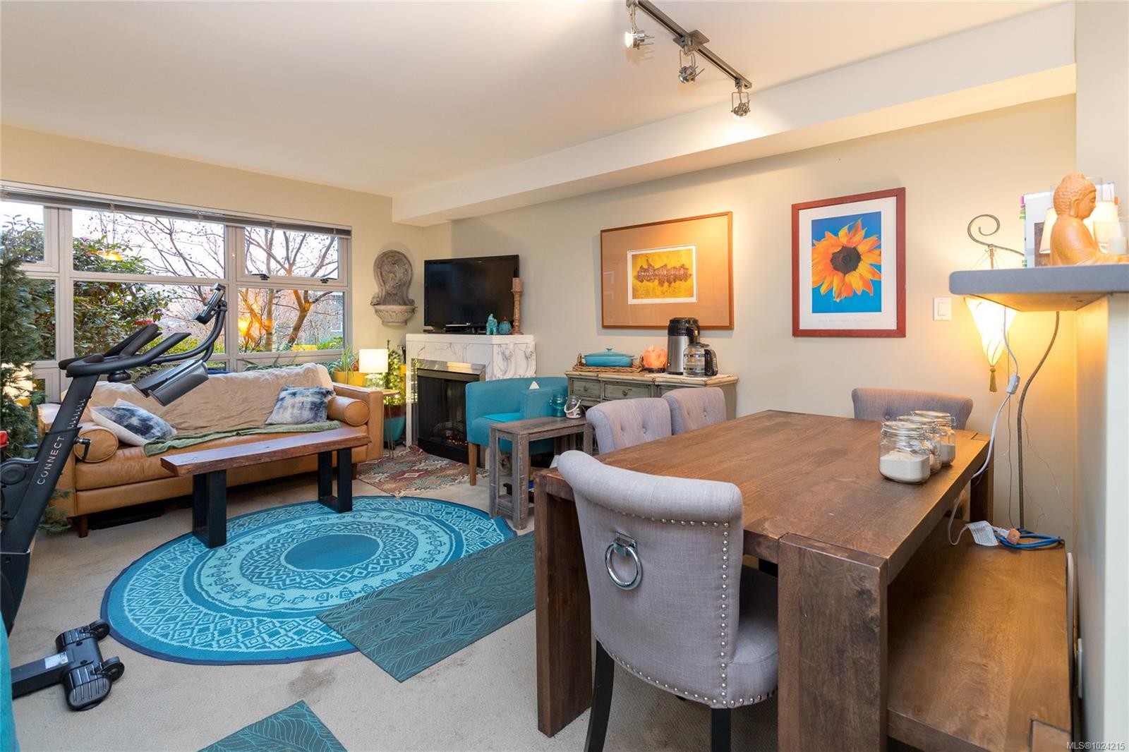 109-797 Tyee Rd, Victoria, BC - Indoor With Fireplace