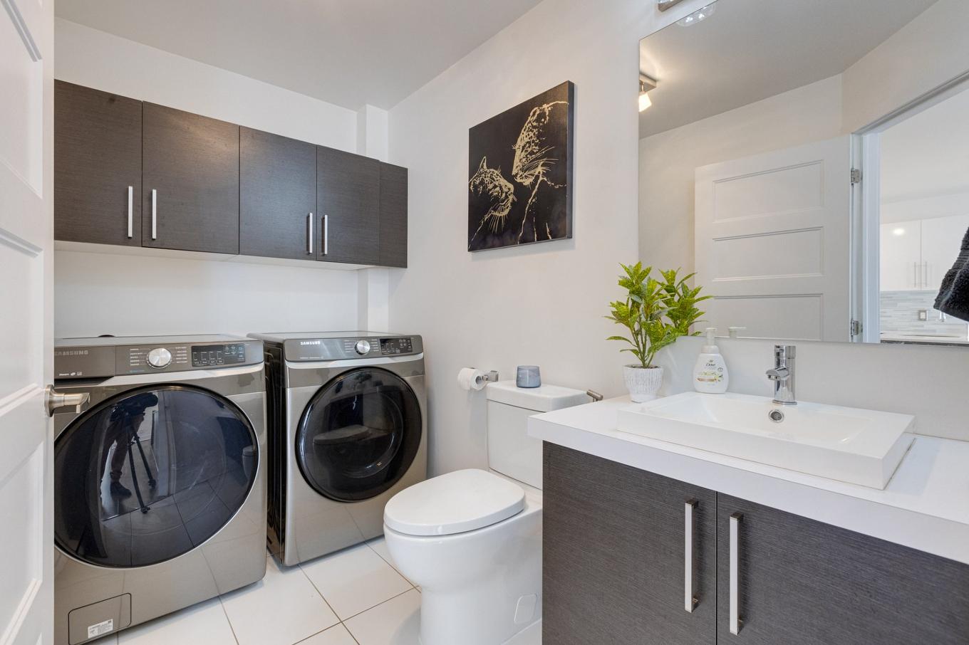 Salle d'eau - 33A Av. Sauriol, Laval (Laval-Des-Rapides), QC - Indoor Photo Showing Laundry Room