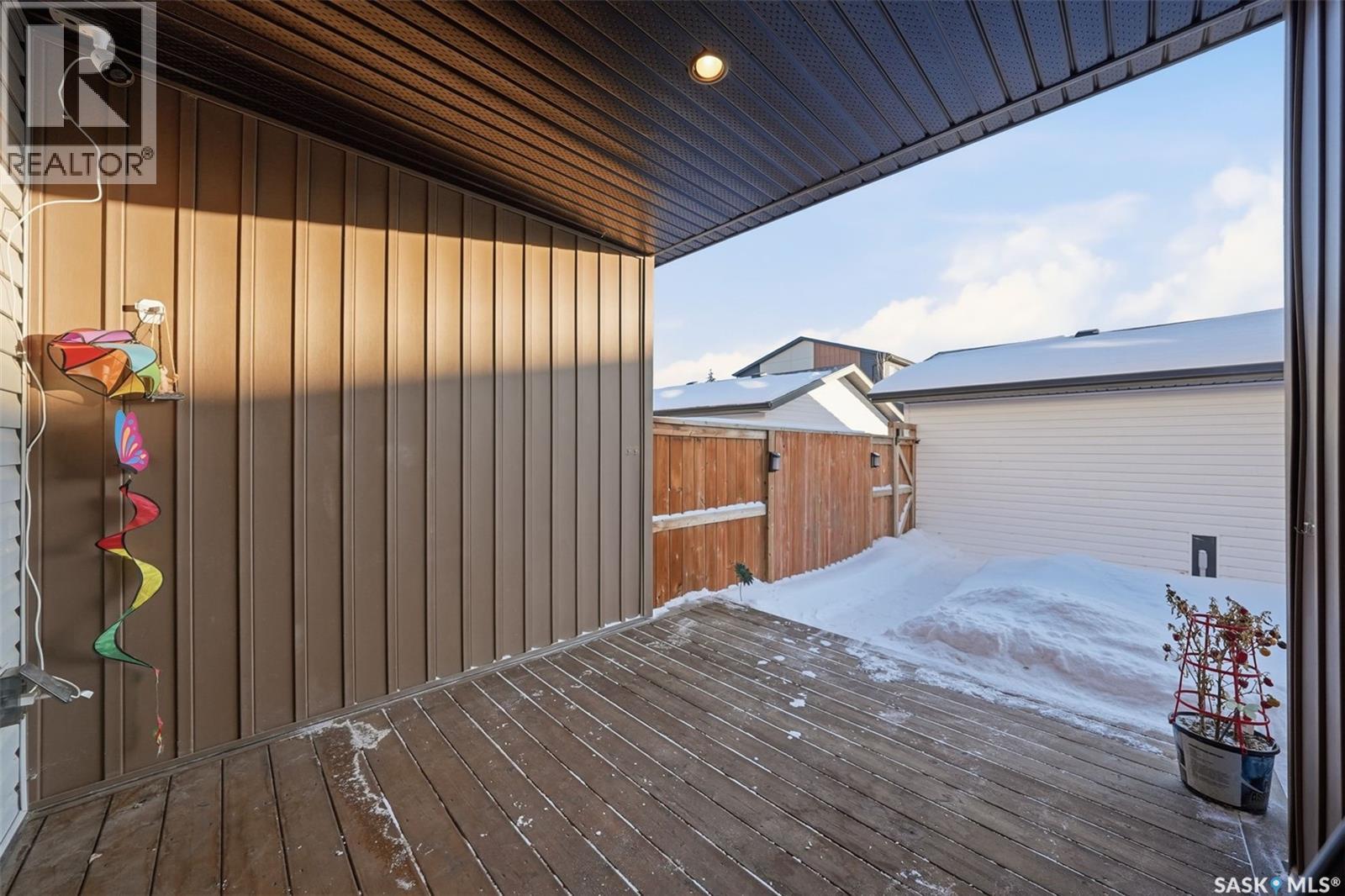 705 Evergreen Boulevard, Saskatoon, SK - Outdoor With Deck Patio Veranda With Exterior